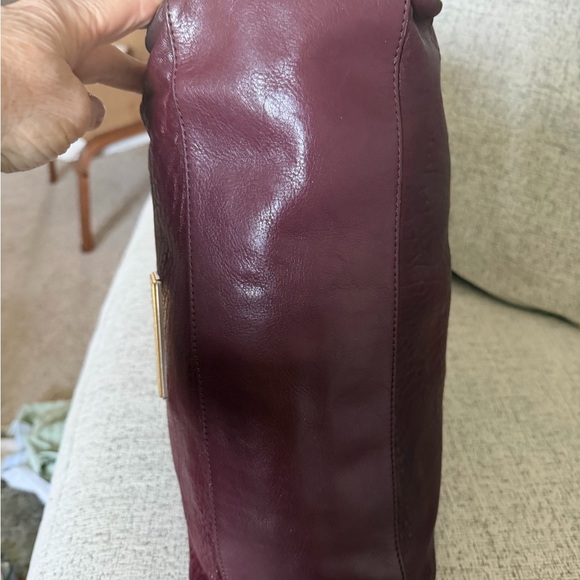 Marc Jacobs Burgundy Leather Satchel/Crossbody Bag strap included 14.5x10 - Picture 9 of 14